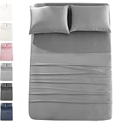 JOMO Cooling Sheets King Size - 100% Viscose Bamboo Bed Sheets, Thick 156GSM Viscose Bamboo Sheet...