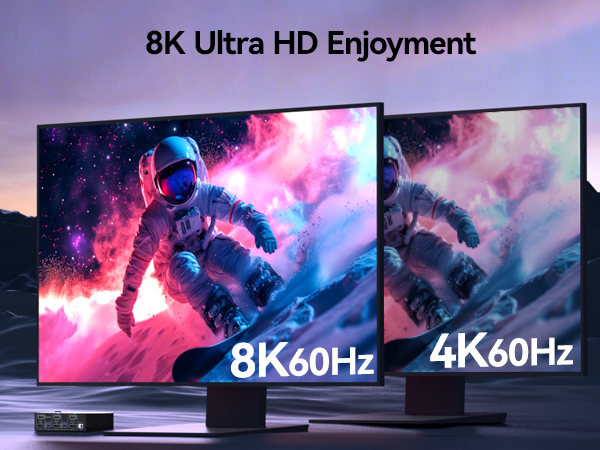 8k kvm switch displayport HDMI