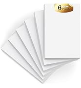 Notepads 3x5, 6 Pack Small Note Pads, Server Note Pads, Scratch Pads 3x5, Memo Pads White Paper, ...