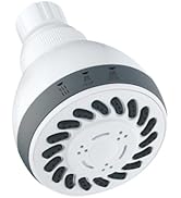 Plumb Tech SH304Alpha - 3 Fun. Massage Shower Headswhite Alpha-3 Function Massage Shower Head 2.5...