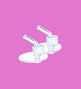 b.box Insulated Drink Bottle Replacement Tops (2-pack): Fits Insulated Drink Bottles (12oz and 16...