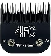 OwnLifeYF Detachable Steel Pet Dog Clipper Blades, Size-4F, Compatible with Andis Cut Length 3/8"