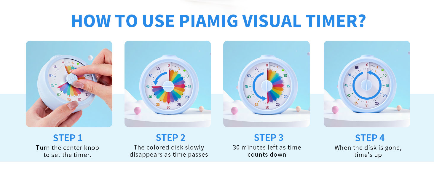 colorful timer
