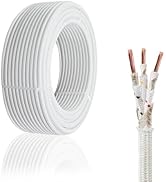 KToyeang 14 Gauge 3 Conductor High Temperature Wire 25Ft, -76-932 ? 14 AWG Mica Fiberglass 3 Core...