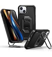 Shields Up for iPhone 13 Case with Stand (Two-Way Stand), 14 Phone Case with Double Ring Holder, ...