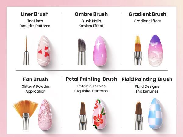 Beetles Nail Art Brushes