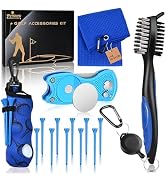Wynaura 15PCS Golf Accessories Kit - Include Golf Club Cleaner Brush with Groove Cleaner Tool, Go...