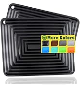 Large Silicone Trivet Mats for Hot Dishes/Pots Pans, Heat Resistant Pot Holder,9"x12" Non Slip Fl...