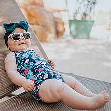 i play sunglasses girls swimsuit swim sun pool splash pad diaper reusable recycle renewable beach