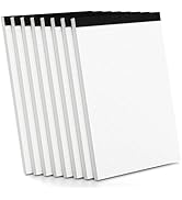 Dot Grid Journal Notepad 8.5 x 11, 8 Pack, Dotted Grid Paper Note Pads 8.5" x 11", White Dotted J...