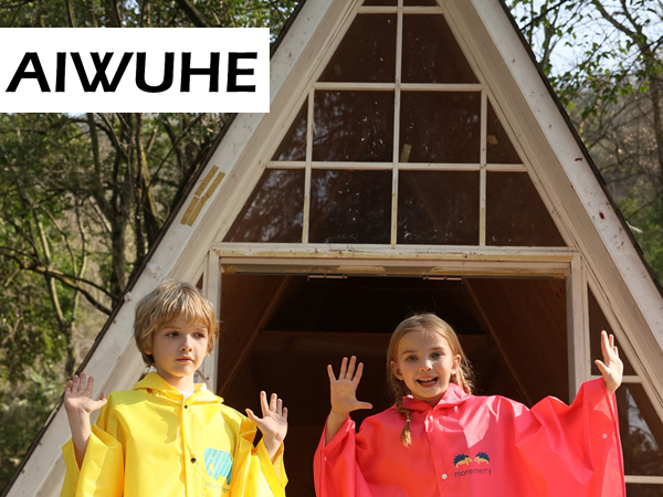 Lightweight Kids Rain Poncho