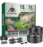 Drip Irrigation System for Garden, 2026-Upgraded Quick Connect Garden Watering Kit All-in-One wit...