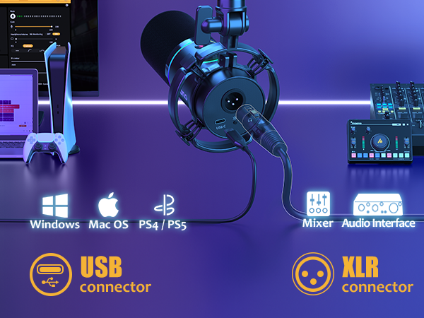 MAONO XLR USB Dynamic Microphone