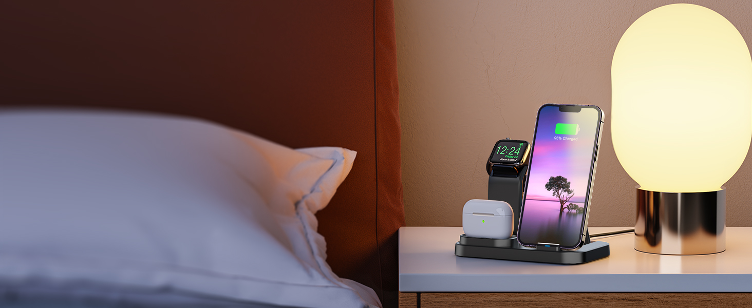 apple nightstand charging station