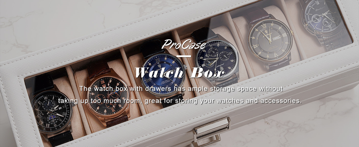 Watch Box with Drawer