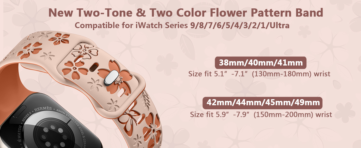 CG engraved watch bands