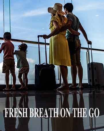 fresh breath on the go with travel mouthwash