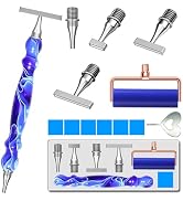 LEIYULY 13PCS Diamond Art Pen, with 1,3,6,9 Stainless Steel Nibs, Ergonomic Diamond Art Pen, 5D D...