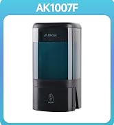 AIKE Wall Mount Foaming Soap Dispenser for Commercial Bathrooms,40 oz Large Capacity AK1007F,Black