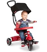 Toddler Bike, Kids Bike, Tricycle Toddler Toys for Ages 2-4, Baby Toy, Radio Flyer 4-in-1 Stroll ...