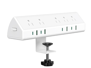 Desk Clamp Power Strip