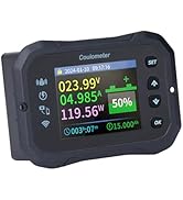 WiFi Battery Capacity Monitor, 10-100V 0-50A 2.4 inch HD Color LCD Screen, WiFi, Bluetooth, APP R...