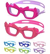 YLKJSWIM Kids Swim Goggles 2 Pack for Kids Toddlers 3-10, Anti Fog/UV Leakproof Clear Pool Swimmi...
