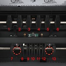 Reasonable Inner Structure money counter portable design, bill counter, currency counter, counting