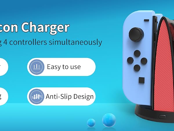 Controller Charging Dock for Nintendo Switch