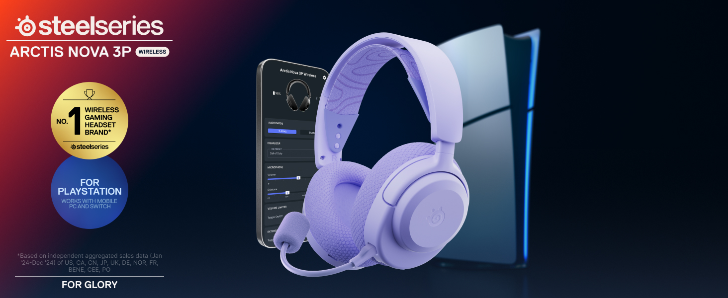Arctis Nova 3P Lavender