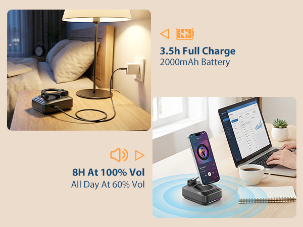 cell phone stand with speaker