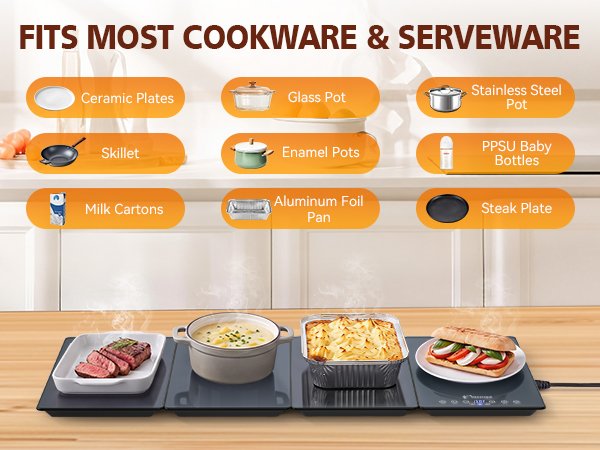 MODULAR FOOD WARMING TRAY