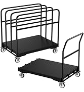 Panel Cart,1500 LBS Dolly Lumber Cart,Flat Carts with Wheels for Luggage Moving,Factory Warehouse...