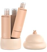 Doxcore 4 in 1 Travel Dispenser Bottle, 4 * 60ML/2oz TSA Approved Travel Size Toiletries, Leak Pr...
