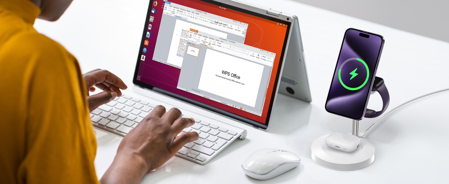 magsafe charger stand 3 in 1 charging station apple wireless multiple devices iphone watch airpods