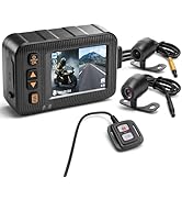 Motorcycle Dash Cam HD Camera Front and Rear Dual Lens,2" IPS Screen 1080P IP65 Waterproof 150° W...
