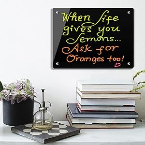 black glass dry erase whiteboard