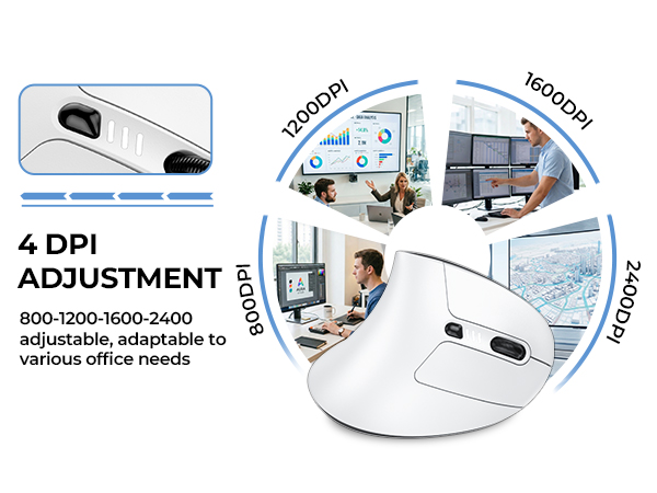auto sleep power saving wireless mouse usb receiver storage handshake grip travel mouse portable
