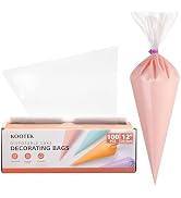Kootek 12" Piping Bags (100Pcs), Disposable Pastry Bags Anti Burst Icing Frosting Bag Thick Cake ...
