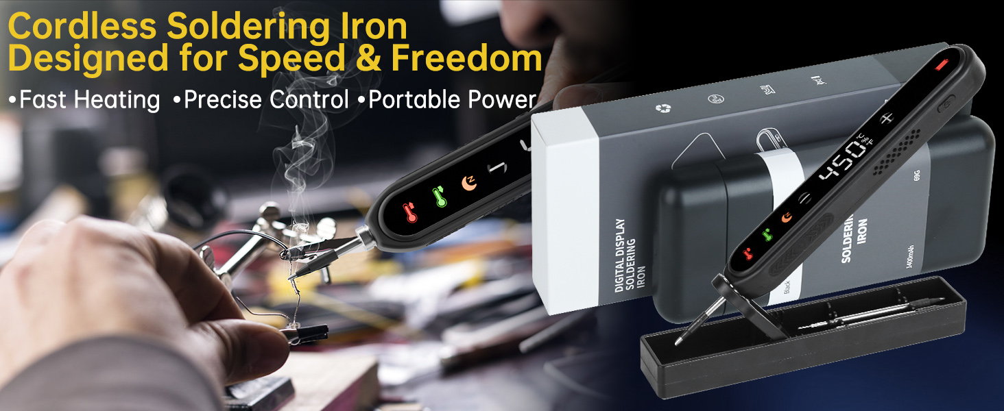 Cordless Soldering Iron Kit