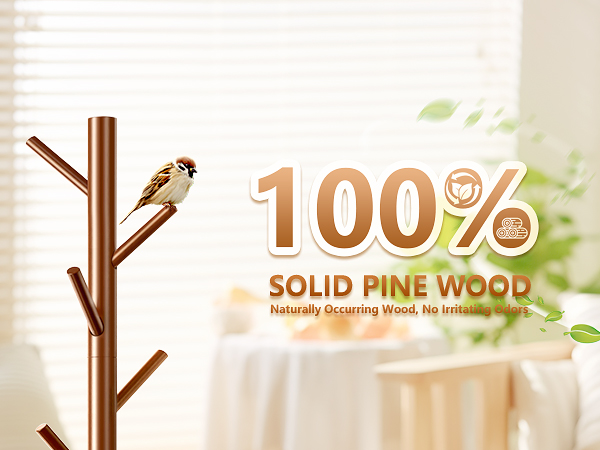Wooden Coat Rack