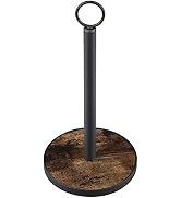 OROPY Paper Towel Holder Countertop with Heavy Duty Wood Base, Farmhouse Paper Towel Roll Stand f...