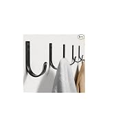 NLOYCOR 6PCS Wall Hooks Heavy Duty - Coat Hooks Wall Mounted for Hanging Coats, Towels, Keys | Ru...