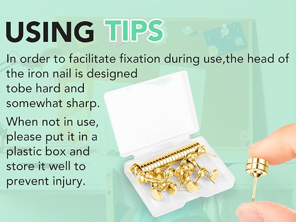 magnetic pushpin