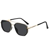 Eiuizah Tangle Free Polarized Sunglasses for Women Retro Square Aviator Sunglasses UV Protection ...