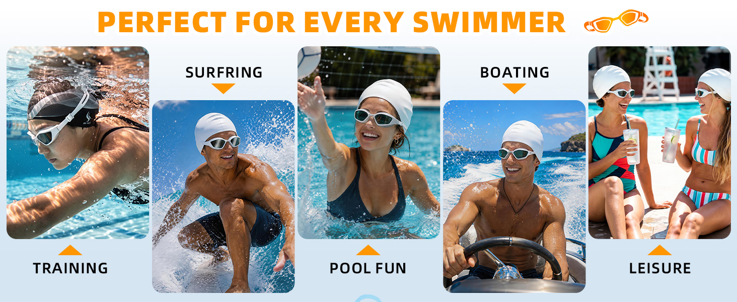 BENICE Swim Goggles