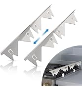 Stainless Steel Stove Counter Gap Cover (2 Pack), Oven Gap Filler, Stove Gap Filler for Kitchen, ...