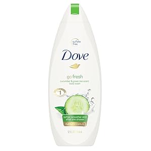 Dove Go Fresh Cool Moisture Body Wash with NutriumMoisture, 24 Ounces