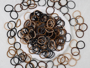 Perfect size little hair ties for baby girls