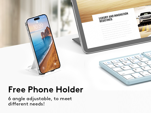 Free phone holder